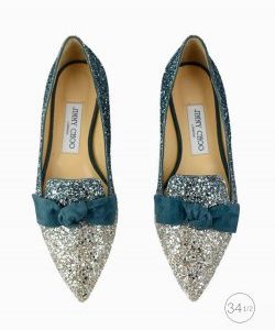 Sapatilha Jimmy Choo Silver Brilho