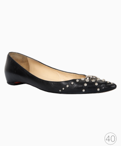 Sapatilha Louboutin Kid Door Knock Preta