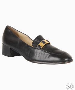 Sapato Bally Couro Preto
