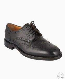 Sapato Bally Oxford Brogue Preto