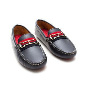 Mocassim Carolina Herrera Azul Marinho Tam 37