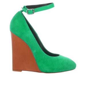 Sapato Plataforma Celine Verde Tam 38