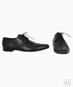 Sapato Ermenegildo Zegna Couro Preto
