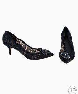Sapato Dolce & Gabbana Rendado Azul