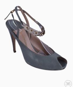 Sapato Empório Armani Peep Toe Verde
