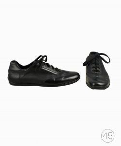 Sapato Ermenegildo Zegna de Couro Preto