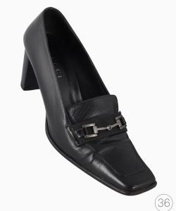 Sapato Gucci Horsebit Preto