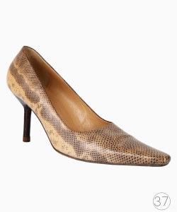 Sapato Gucci Vintage Python Animal Print