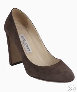 Sapato Jimmy Choo Camurça Marrom