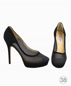 Sapato Jimmy Choo em Tela Preta