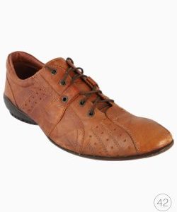 Sapato Just Cavalli Brogue Couro Marrom