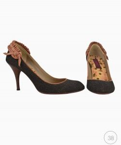 Sapato Kenzo com Babados Rosa
