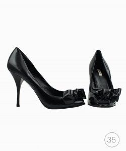 Sapato Miu Miu Preto Verniz