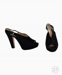 Sapato Prada Camurça Preto
