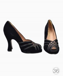 Sapato Prada Camurça Preto