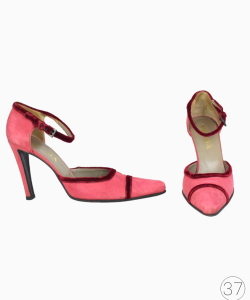 Sapato Prada Camurça Rosa