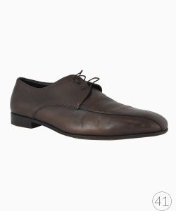 Sapato Prada Oxford Couro Marrom