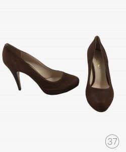 Sapato Prada Suede Marrom