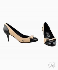 Sapato Salvatore Ferragamo Bicolor Verniz