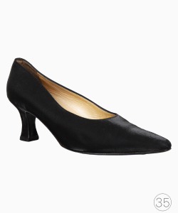 Sapato Salvatore Ferragamo Cetim Preto