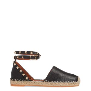 Espadrille Valentino Rockstud Preto Tam 345 Br