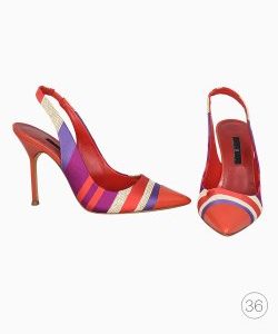 Scarpin Carolina Herrera Listrado Slingback