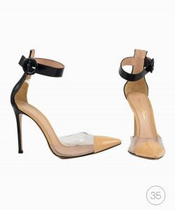 Scarpin Gianvito Rossi 85 Bicolor