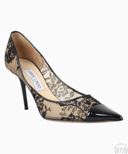Scarpin Jimmy Choo Renda Preto