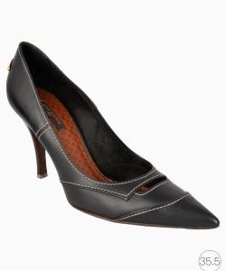 Scarpin Louis Vuitton Cadeado Preto