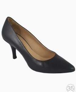 Scarpin Salvatore Ferragamo Couro Preto