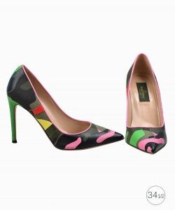 Scarpin Valentino militar