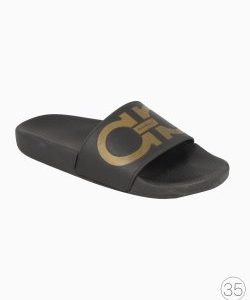 Slide Ferragamo Gancini Preto