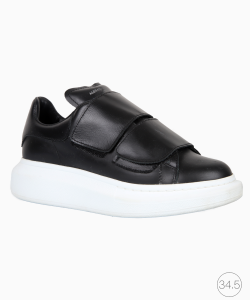 Tênis Alexander McQueen Couro Preto