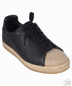 Tênis Alexander Wang Ráfia Preto