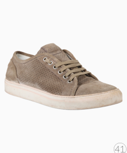 Tênis Armani Collezioni Suede Bege