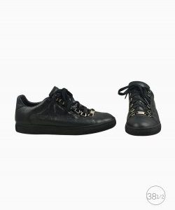 Tênis Balenciaga Arena de Couro Preto