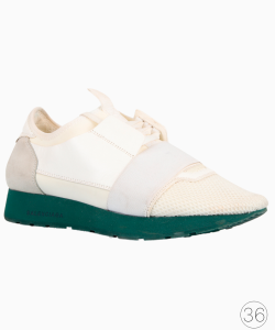 Tênis Balenciaga Race Runner Off White e Verde