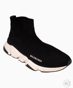 Tênis Balenciaga Speed Knit Preto e Branco