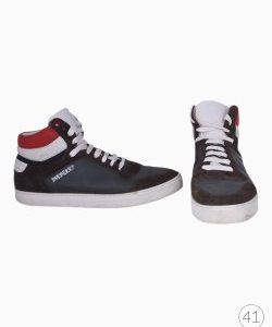 Tênis Burberry Reeth High Cinza