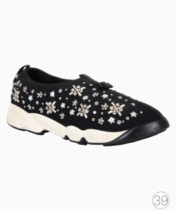 Tênis Dior Fusion Strass Preto