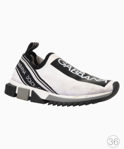 Tênis Dolce & Gabbana Sorrento Preto e Branco