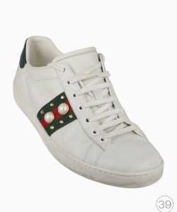Tênis Gucci Ace Studded Branco