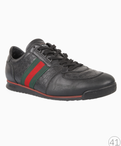 Tênis Gucci Guccissima Web Preto