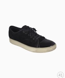 Tênis Lanvin Camurça Preto