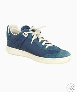 Tênis Louis Vuitton Leather And Suede Azul