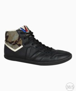 Tênis Louis Vuitton LV6 Camo X Leather Spitfire High Top Preto