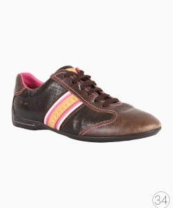 Tênis Louis Vuitton Perforated Low Top Marrom