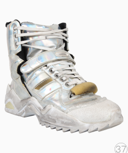 Tênis Maison Margiela Retro Fit High-Top Prata