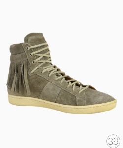 Tênis Saint Laurent Yves Court Classic SL/18H Cinza