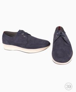 Tênis Salvatore Ferragamo Nobuck Azul